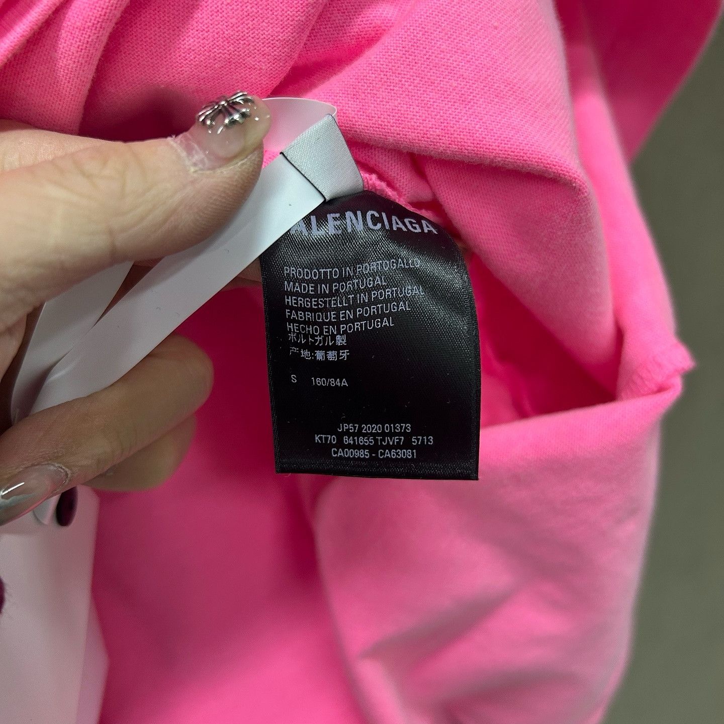 Balenciaga Balenciaga Pink Logo Print T-Shirt Size S Size S / US 4 / IT 40 - 4 Thumbnail