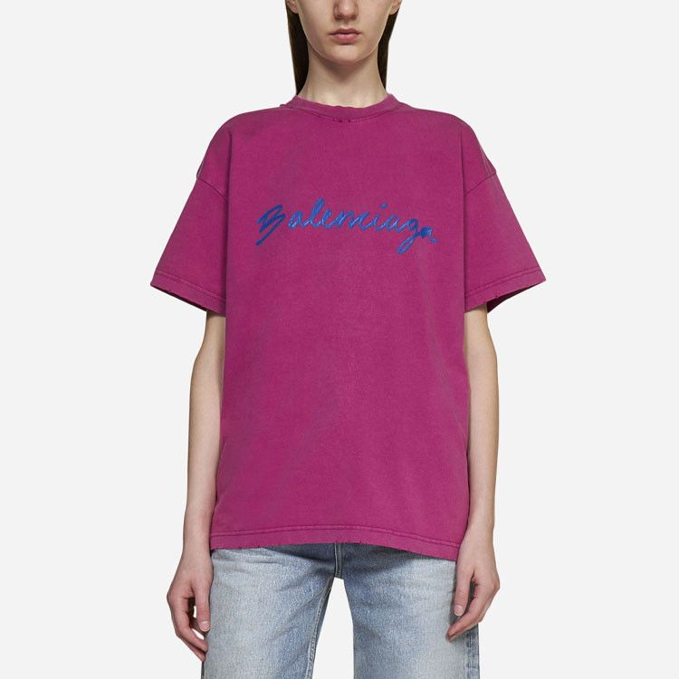 Balenciaga Balenciaga Script Logo T-Shirt Size M Size US M / EU 48-50 / 2 - 10 Thumbnail