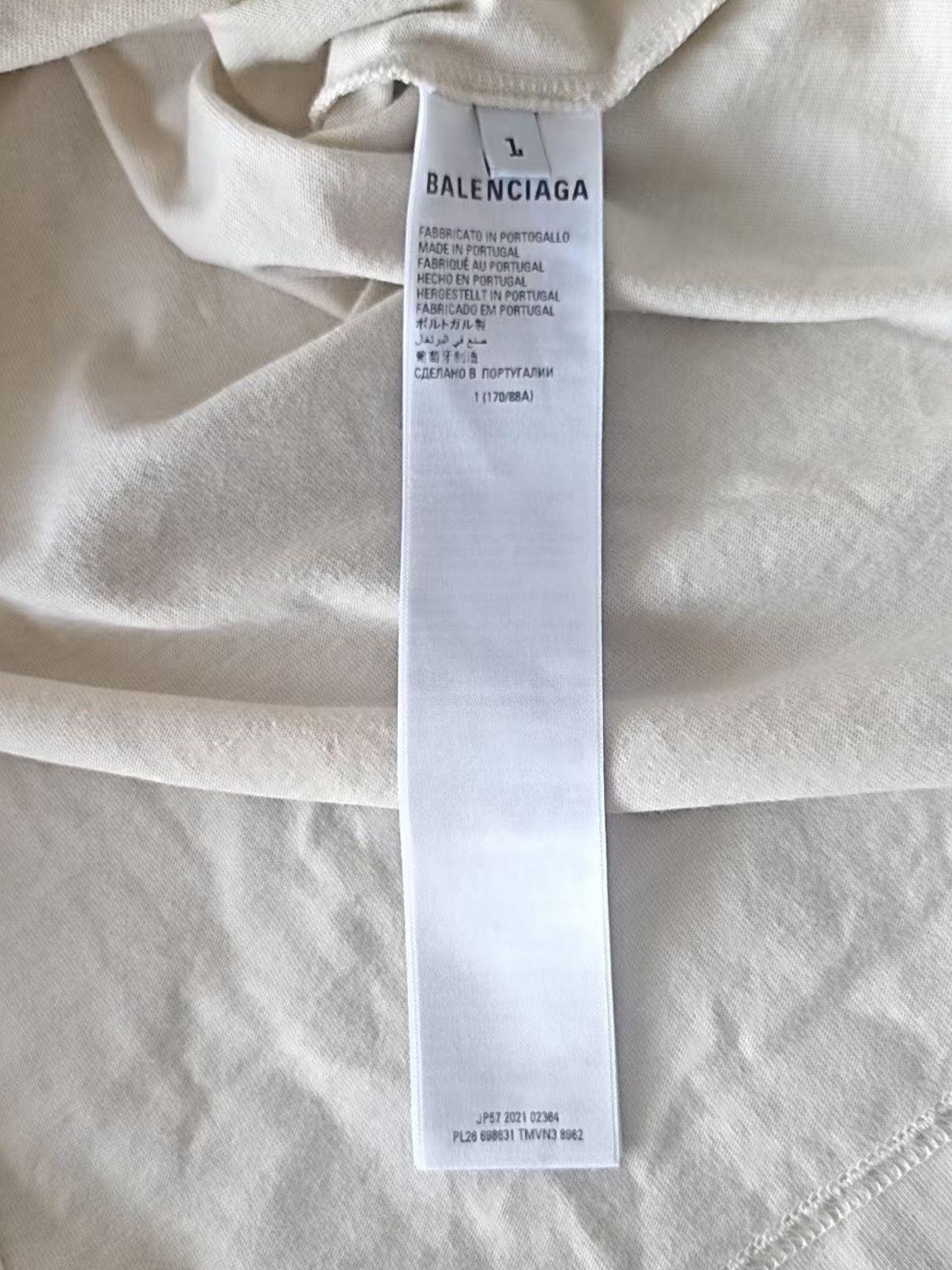 Balenciaga Balenciaga Inverted Logo T-Shirt Size S Size US S / EU 44-46 / 1 - 4 Thumbnail