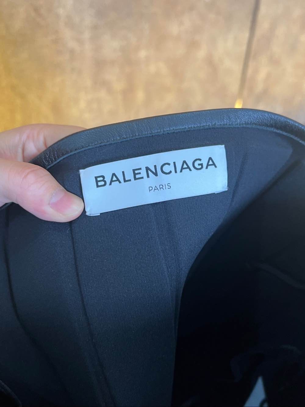 Balenciaga Balenciaga Black Leather Midi Skirt Size 36 Size 25" / US 0 / IT 36 - 3 Thumbnail