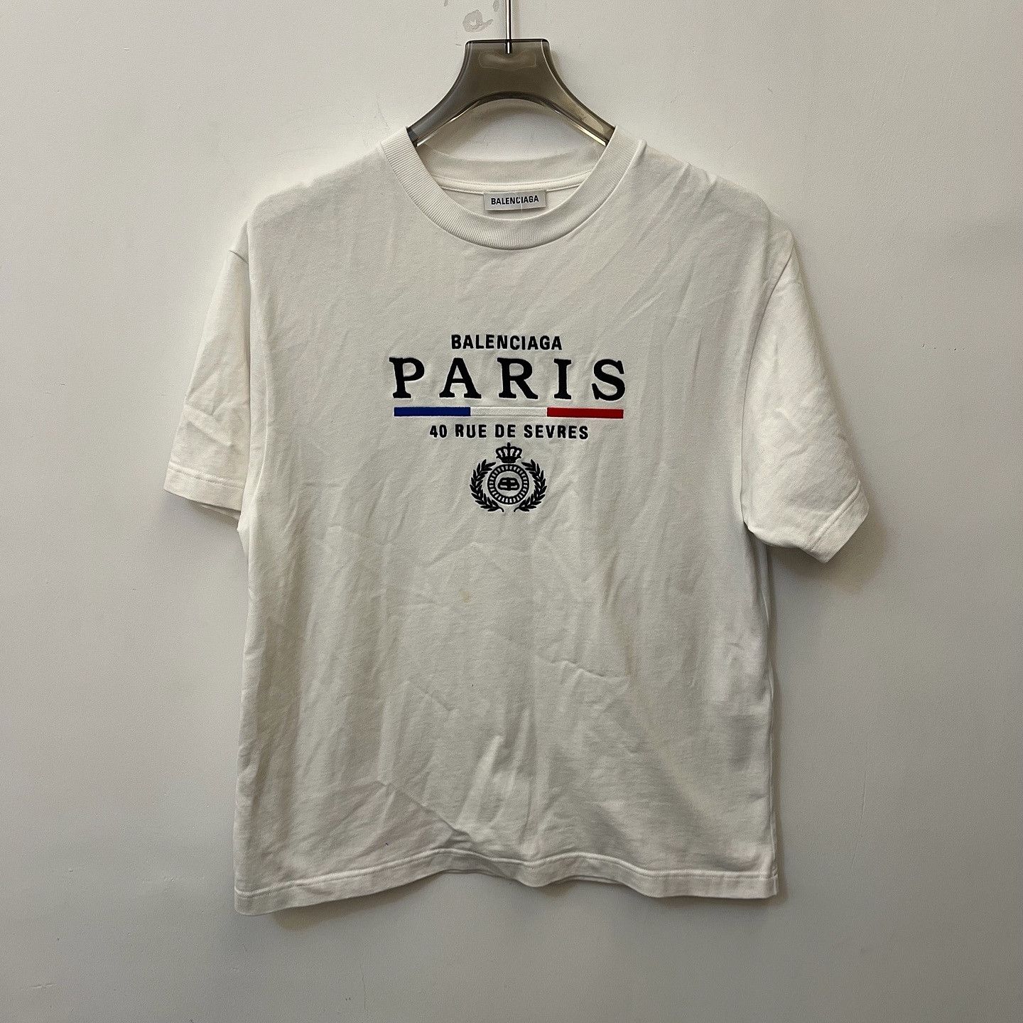 Balenciaga Balenciaga Paris Logo T-Shirt Size XS Size XS / US 0-2 / IT 36-38 - 6 Thumbnail