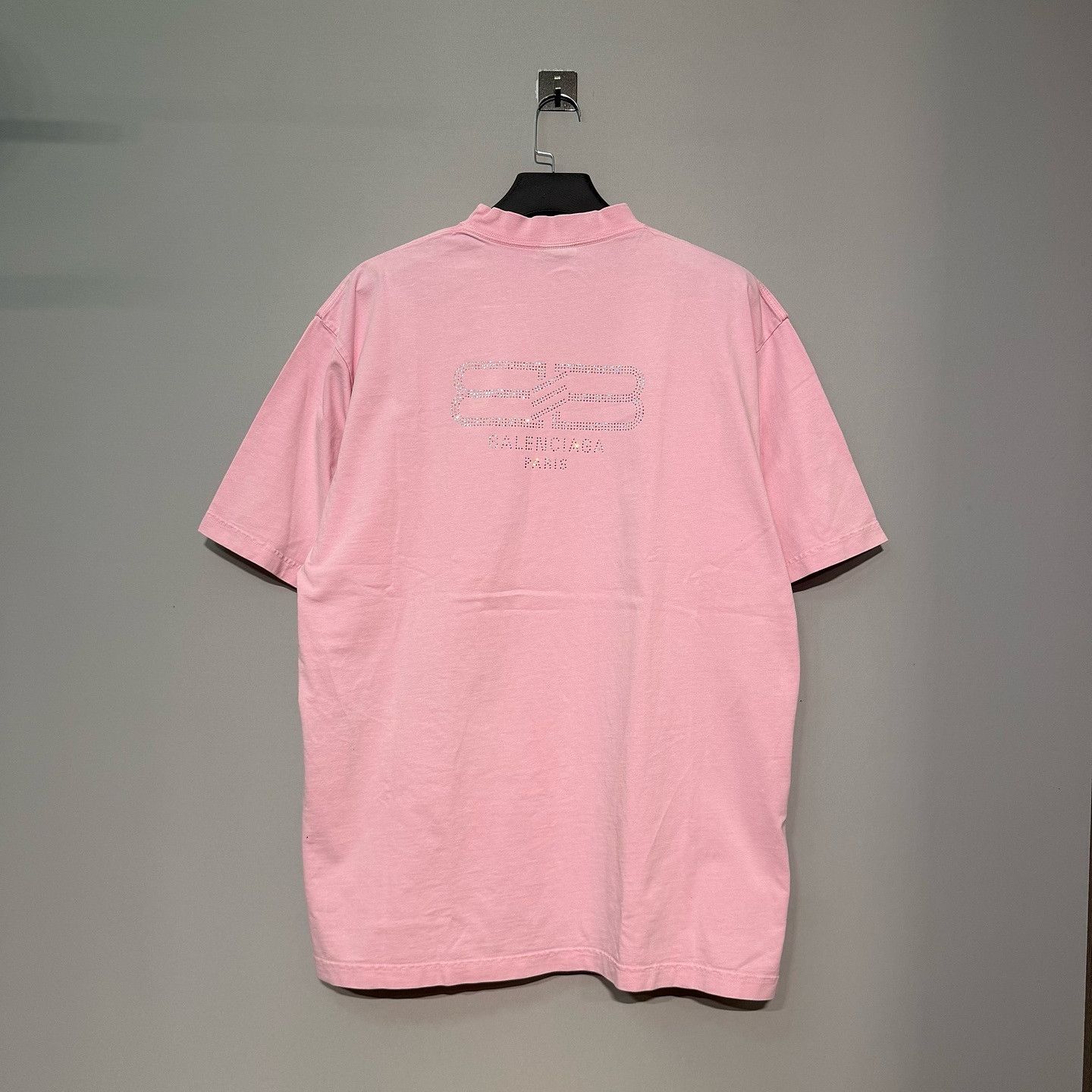 Balenciaga Balenciaga Rhinestone Logo T-Shirt Size XS Size US XS / EU 42 / 0 - 2 Thumbnail