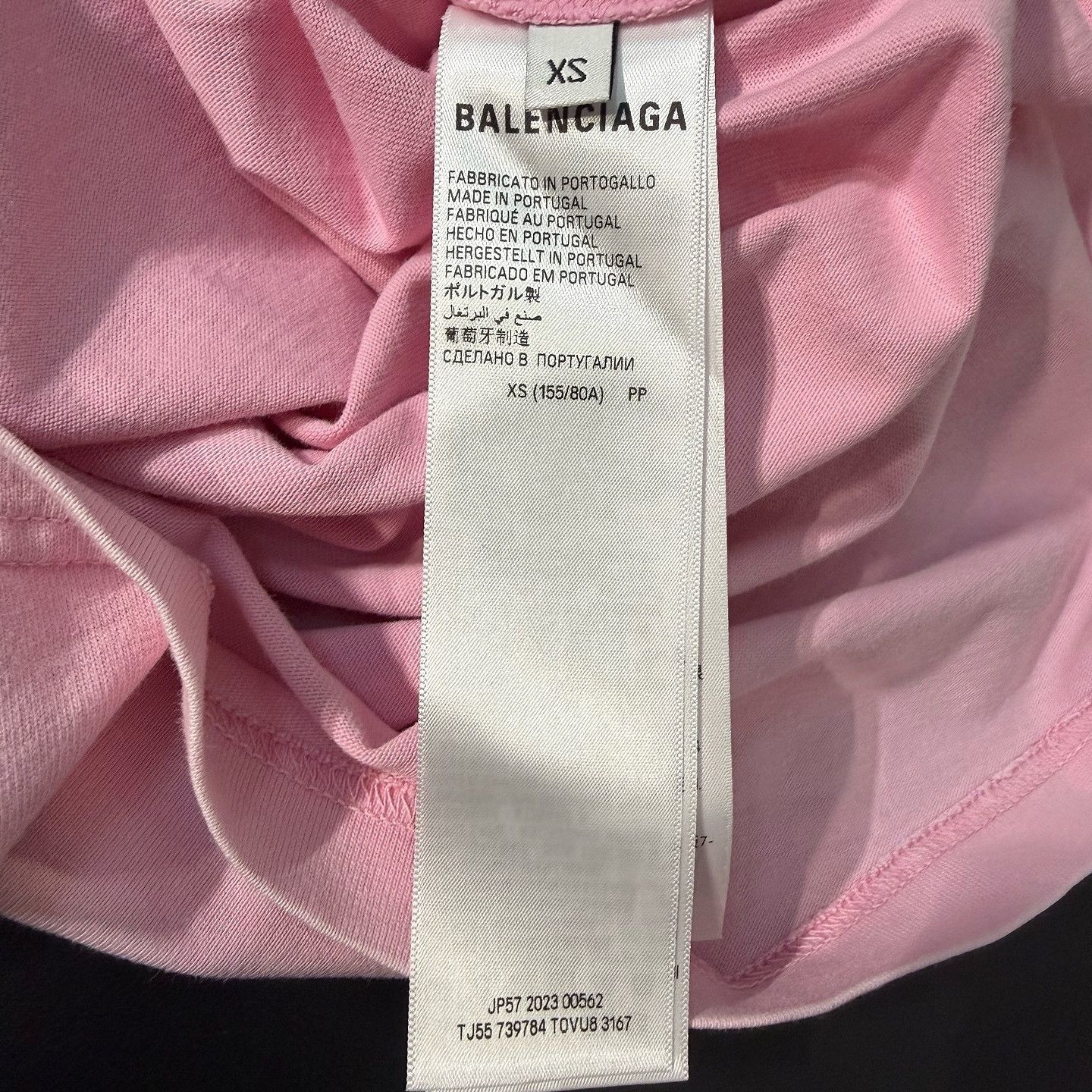 Balenciaga Balenciaga Rhinestone Logo T-Shirt Size XS Size US XS / EU 42 / 0 - 4 Thumbnail