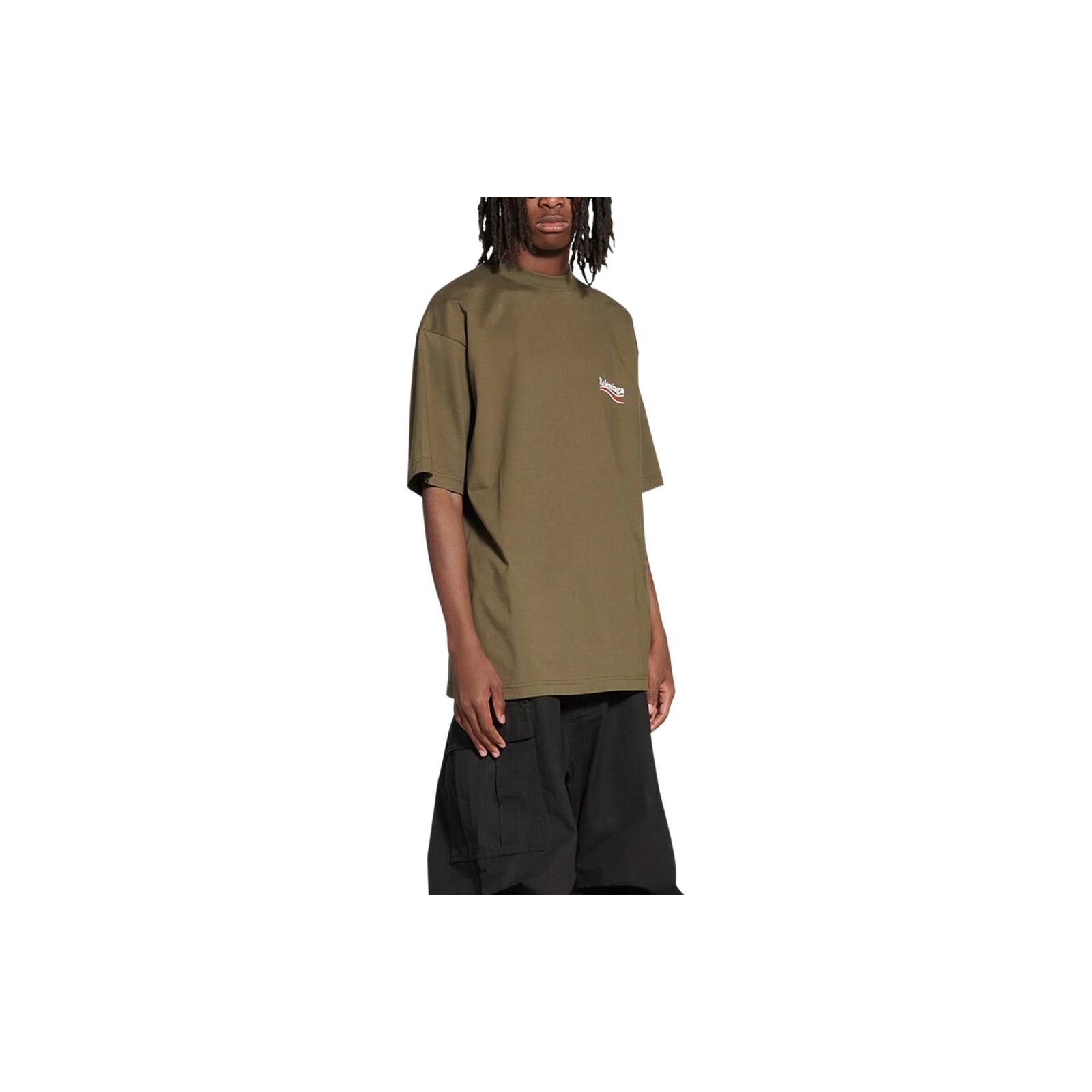 Balenciaga Balenciaga Wave Logo T-Shirt Size L Size US L / EU 52-54 / 3 - 8 Thumbnail