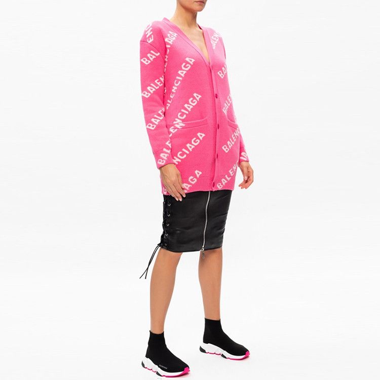 Balenciaga Balenciaga Logo Knit Cardigan Size S Size S / US 4 / IT 40 - 7 Thumbnail