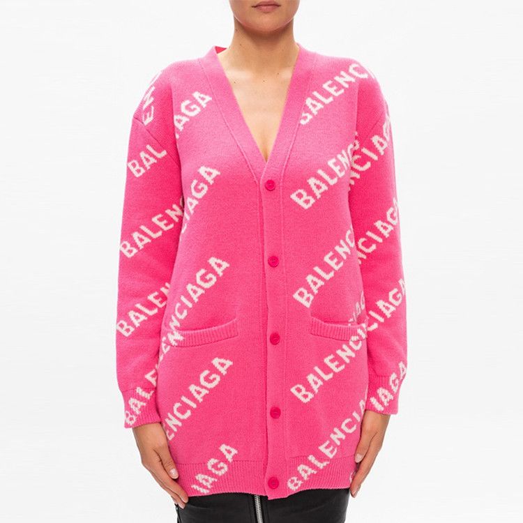 Balenciaga Balenciaga Logo Knit Cardigan Size S Size S / US 4 / IT 40 - 5 Thumbnail