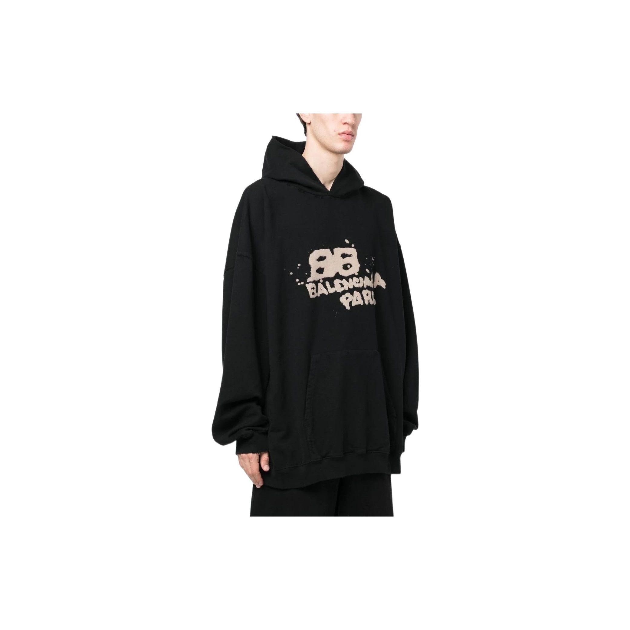 Balenciaga Balenciaga Hand Drawn Logo Hoodie Size XXS Size US XXS / EU 40 - 11 Thumbnail