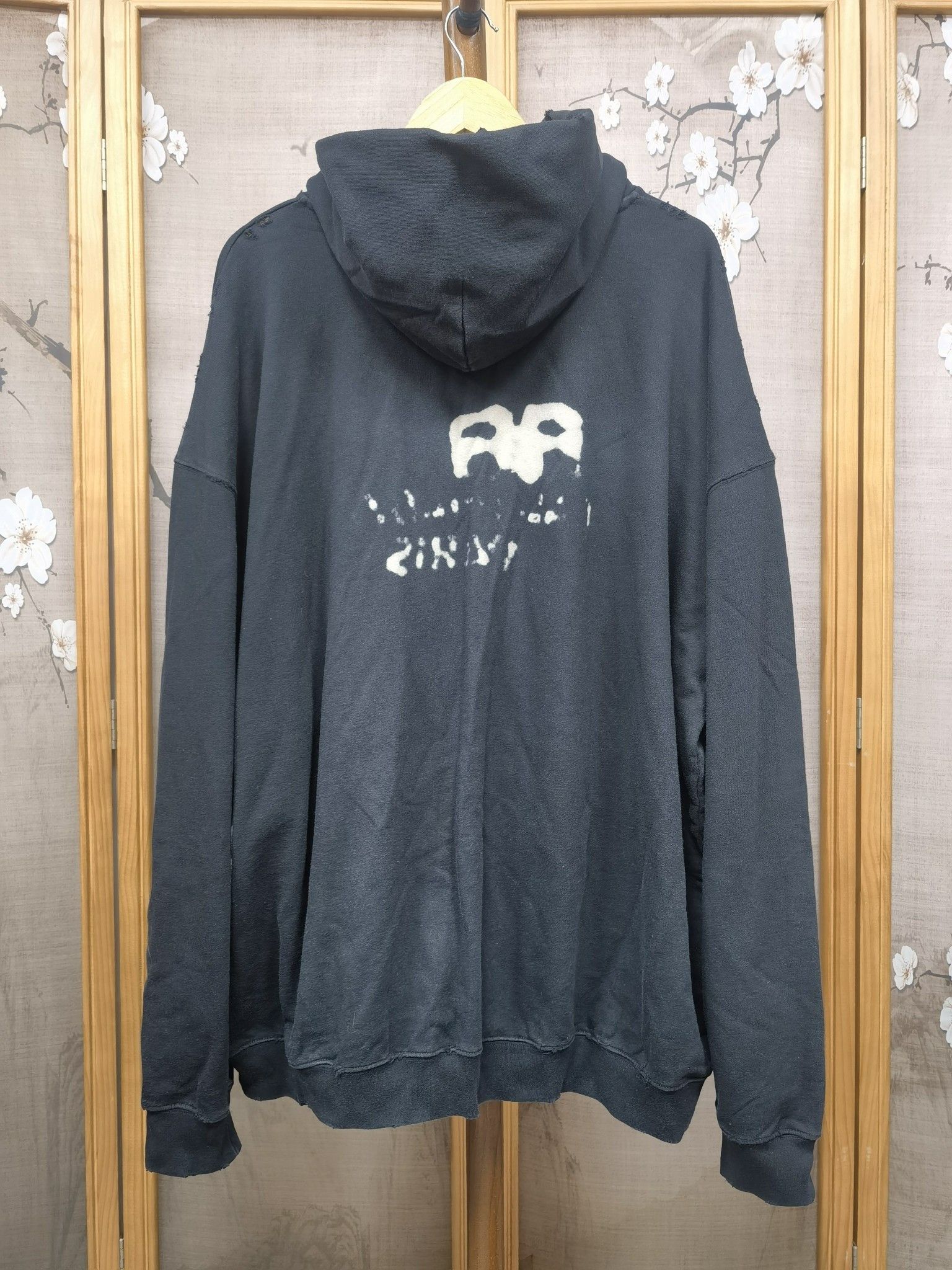 Balenciaga Balenciaga Hand Drawn Logo Hoodie Size XXS Size US XXS / EU 40 - 2 Thumbnail