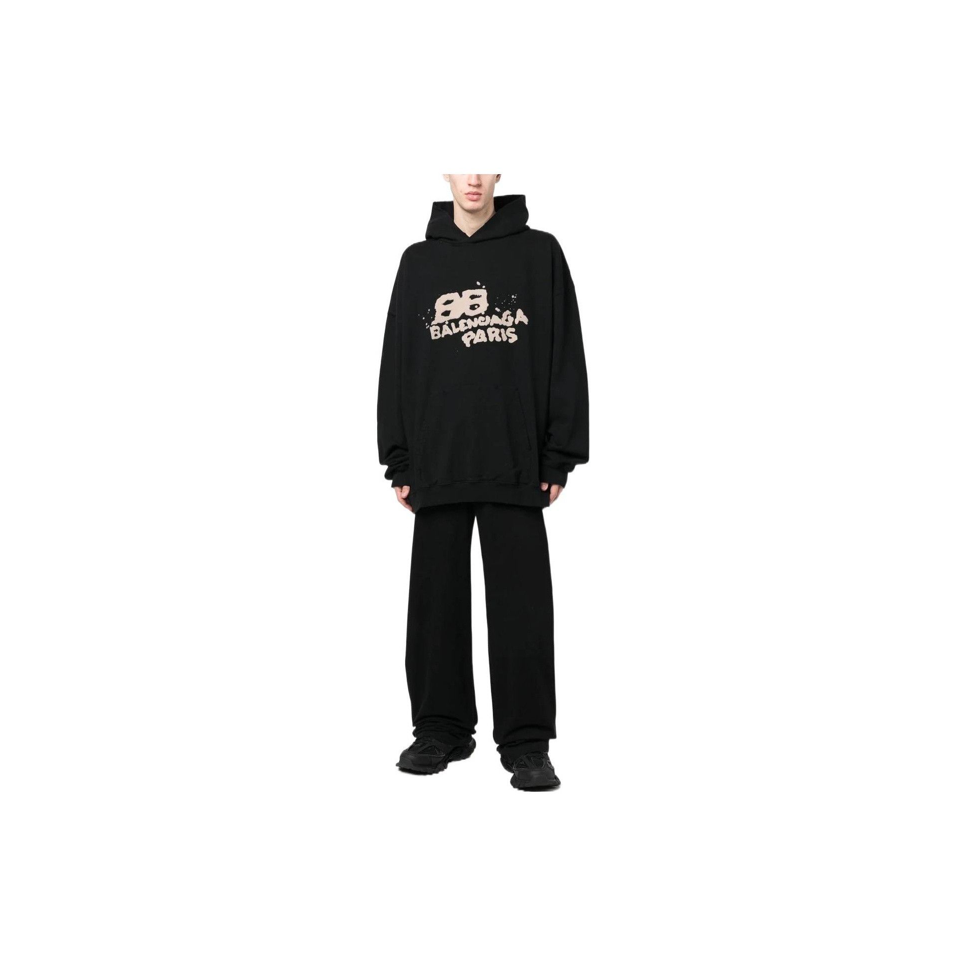 Balenciaga Balenciaga Hand Drawn Logo Hoodie Size XXS Size US XXS / EU 40 - 10 Thumbnail