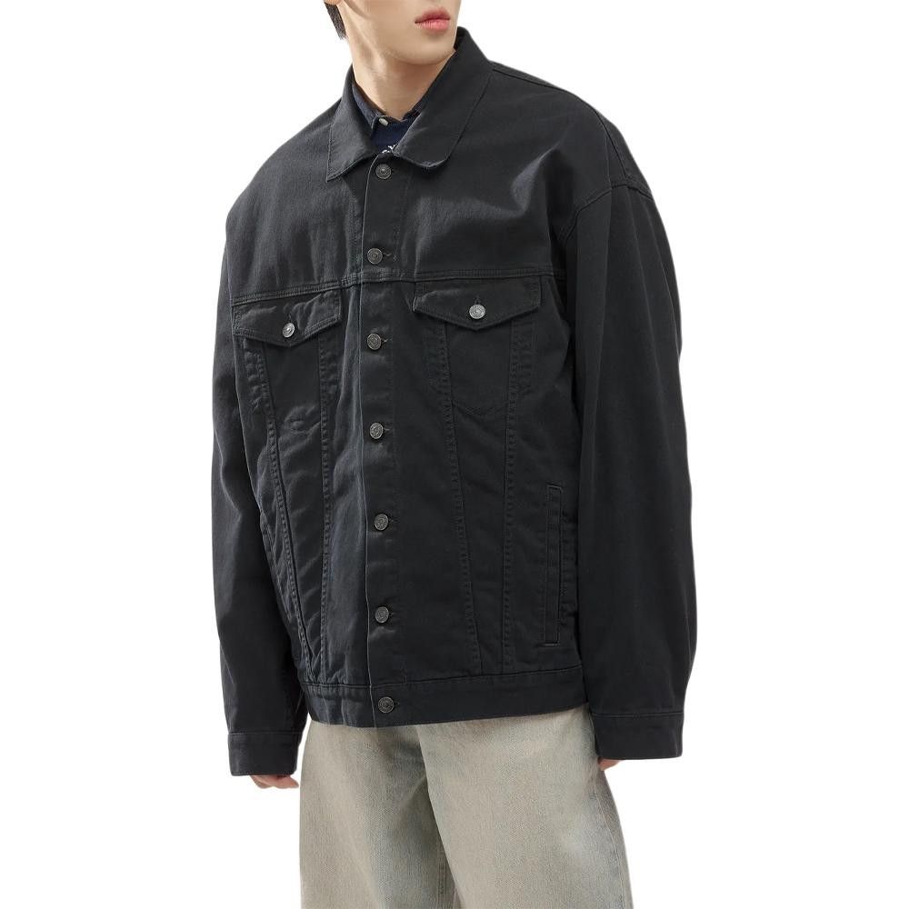 Balenciaga Balenciaga Logo Back Denim Jacket Size S Size US S / EU 44-46 / 1 - 8 Thumbnail