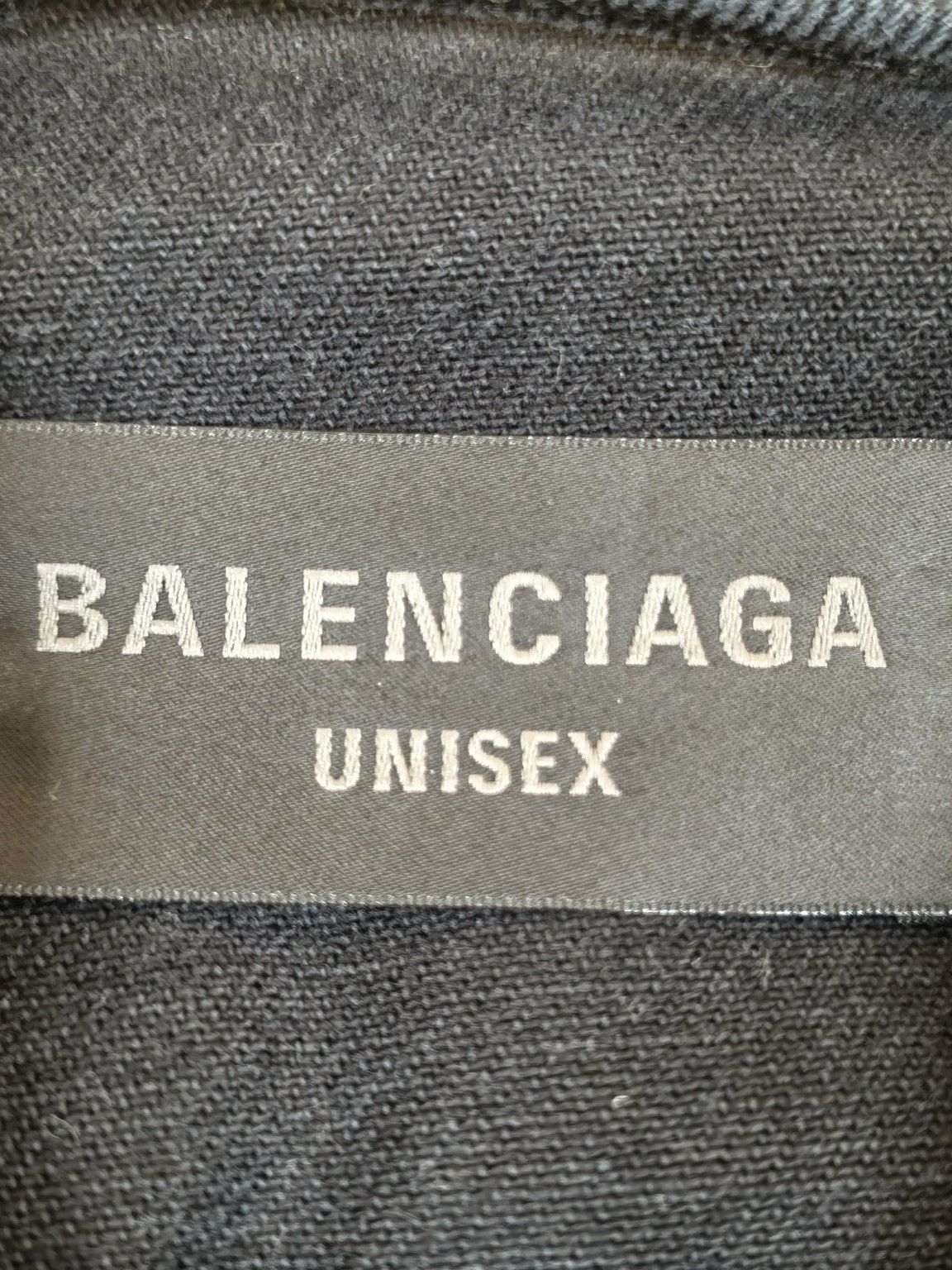 Balenciaga Balenciaga Logo Back Denim Jacket Size S Size US S / EU 44-46 / 1 - 3 Thumbnail