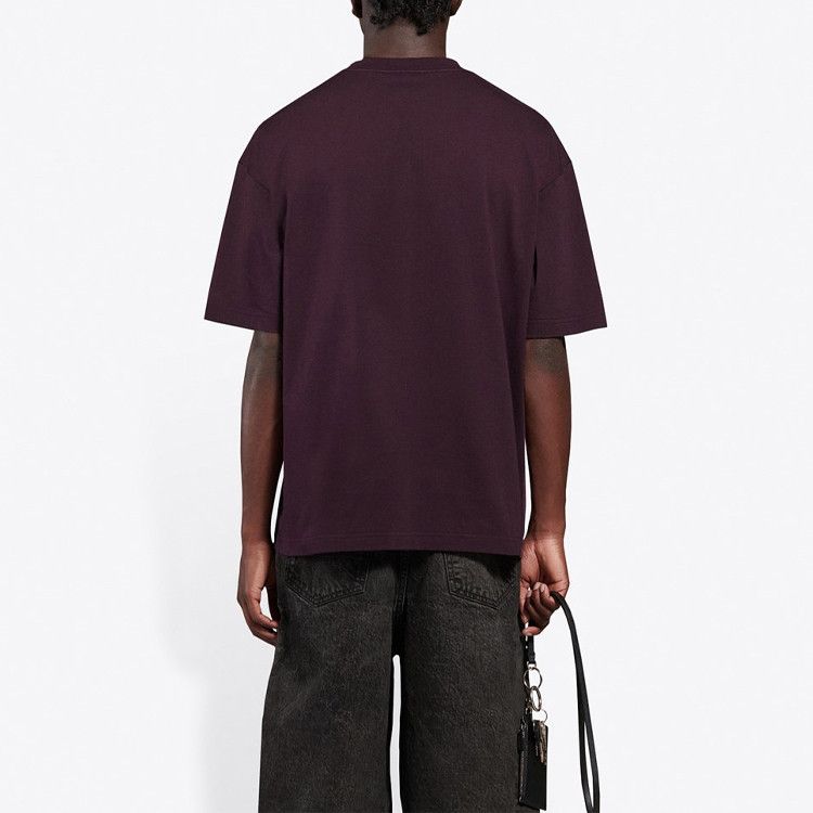 Balenciaga Balenciaga Logo T-Shirt Purple Size L Size US L / EU 52-54 / 3 - 10 Thumbnail