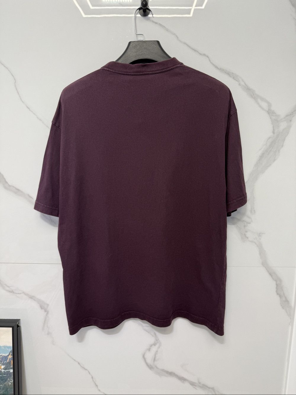 Balenciaga Balenciaga Logo T-Shirt Purple Size L Size US L / EU 52-54 / 3 - 2 Thumbnail