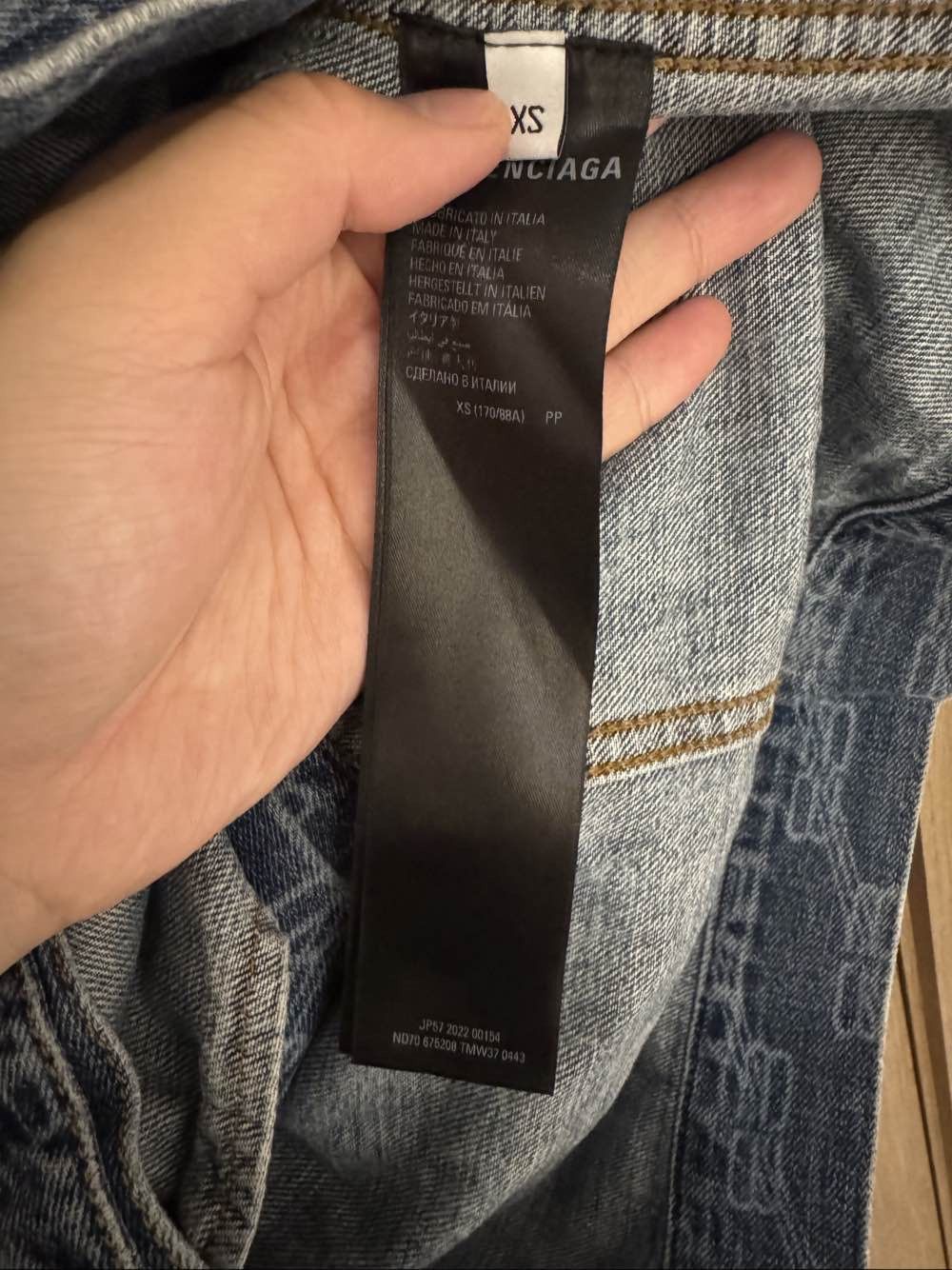 Balenciaga Balenciaga BB Monogram Denim Jacket Size XS Size US XS / EU 42 / 0 - 4 Thumbnail