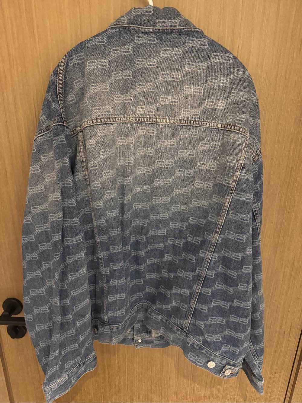 Balenciaga Balenciaga BB Monogram Denim Jacket Size XS Size US XS / EU 42 / 0 - 2 Thumbnail