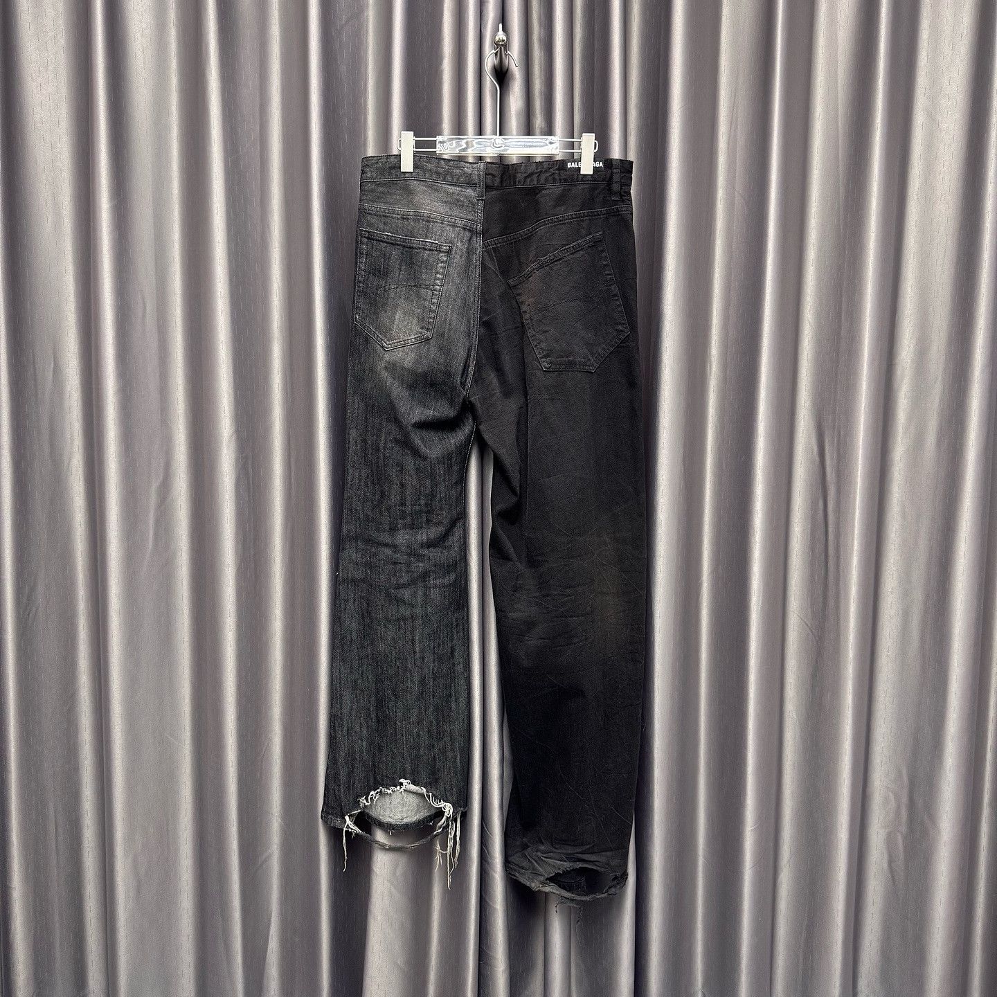 Balenciaga Balenciaga Two-Tone Denim Jeans Size M Size US 32 / EU 48 - 2 Thumbnail