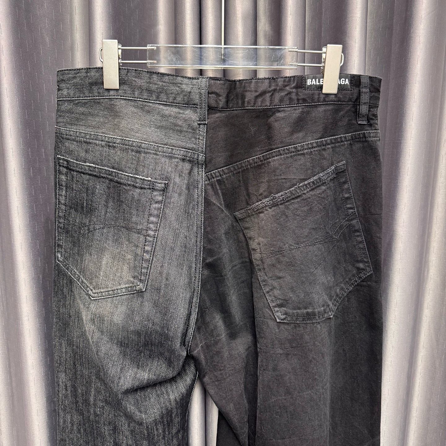 Balenciaga Balenciaga Two-Tone Denim Jeans Size M Size US 32 / EU 48 - 8 Thumbnail