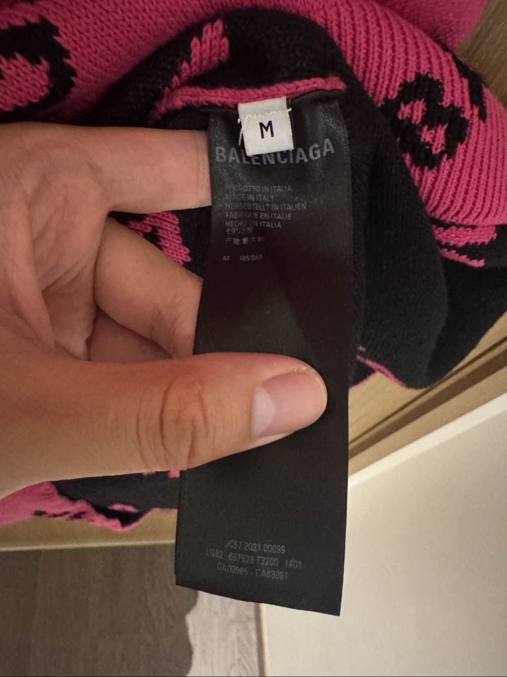 Balenciaga Balenciaga All-over Logo Sweater Size M Size M / US 6-8 / IT 42-44 - 4 Thumbnail