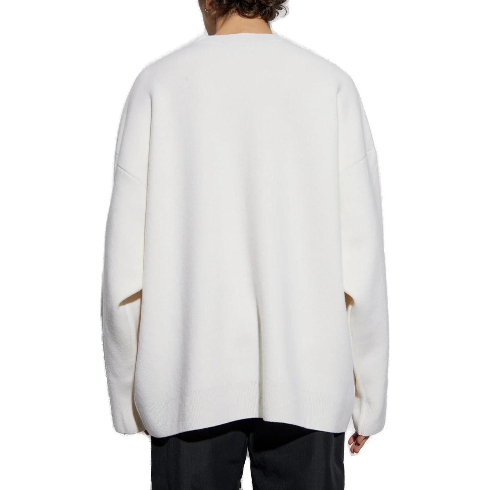 Balenciaga Balenciaga Logo Wool Sweater Size M Size US M / EU 48-50 / 2 - 7 Thumbnail