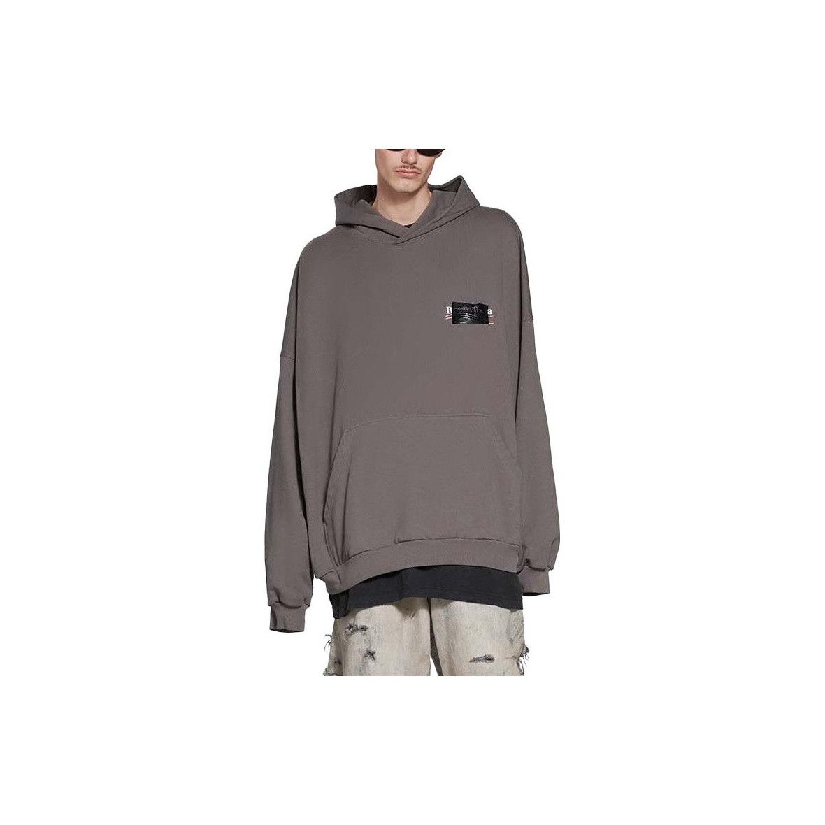 Balenciaga Balenciaga Logo Print Hoodie Size S Size US S / EU 44-46 / 1 - 11 Thumbnail