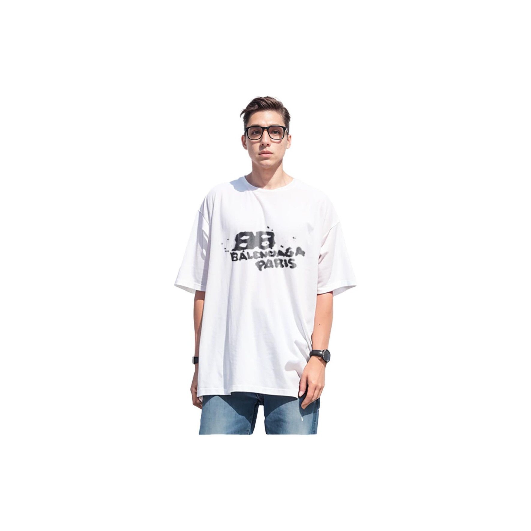 Balenciaga Balenciaga BB Logo T-Shirt Size M Size US M / EU 48-50 / 2 - 8 Thumbnail