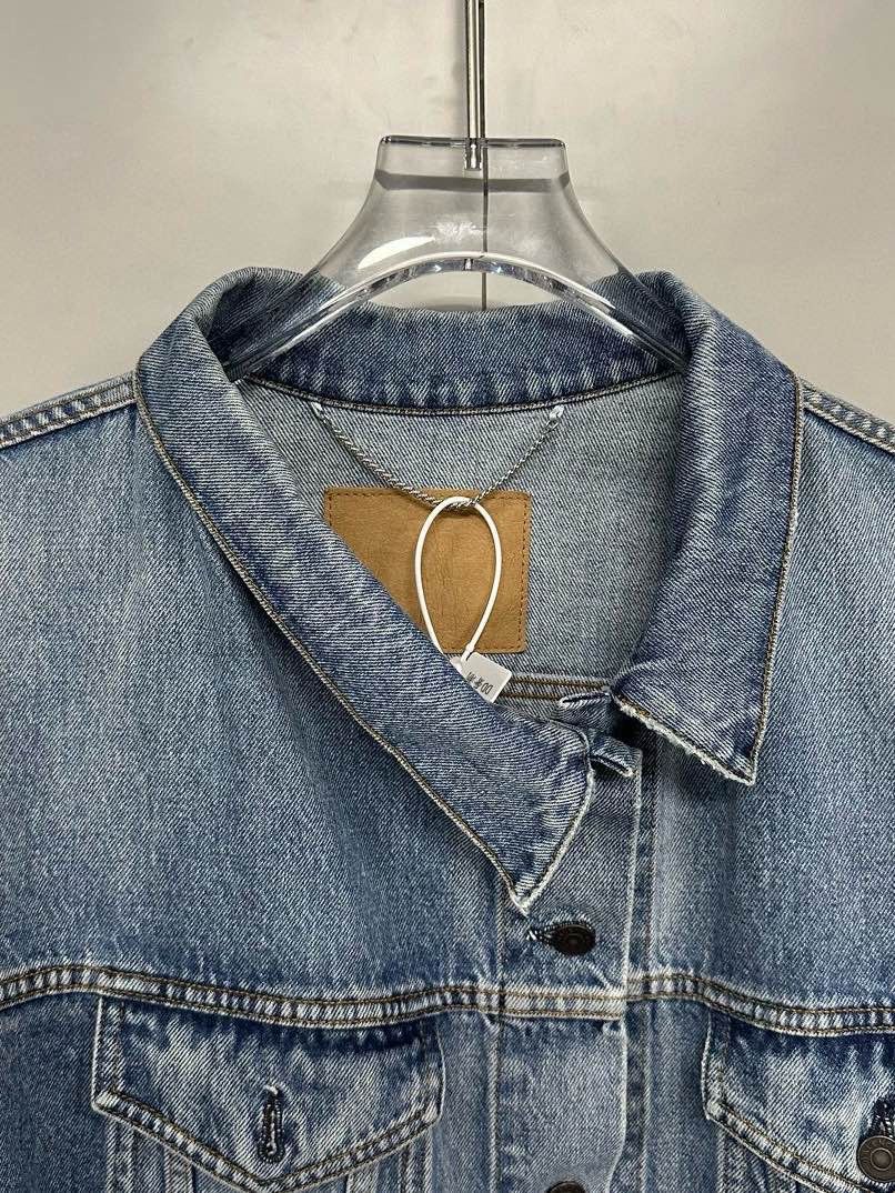Balenciaga Balenciaga Denim Jacket Size S Size US S / EU 44-46 / 1 - 7 Thumbnail
