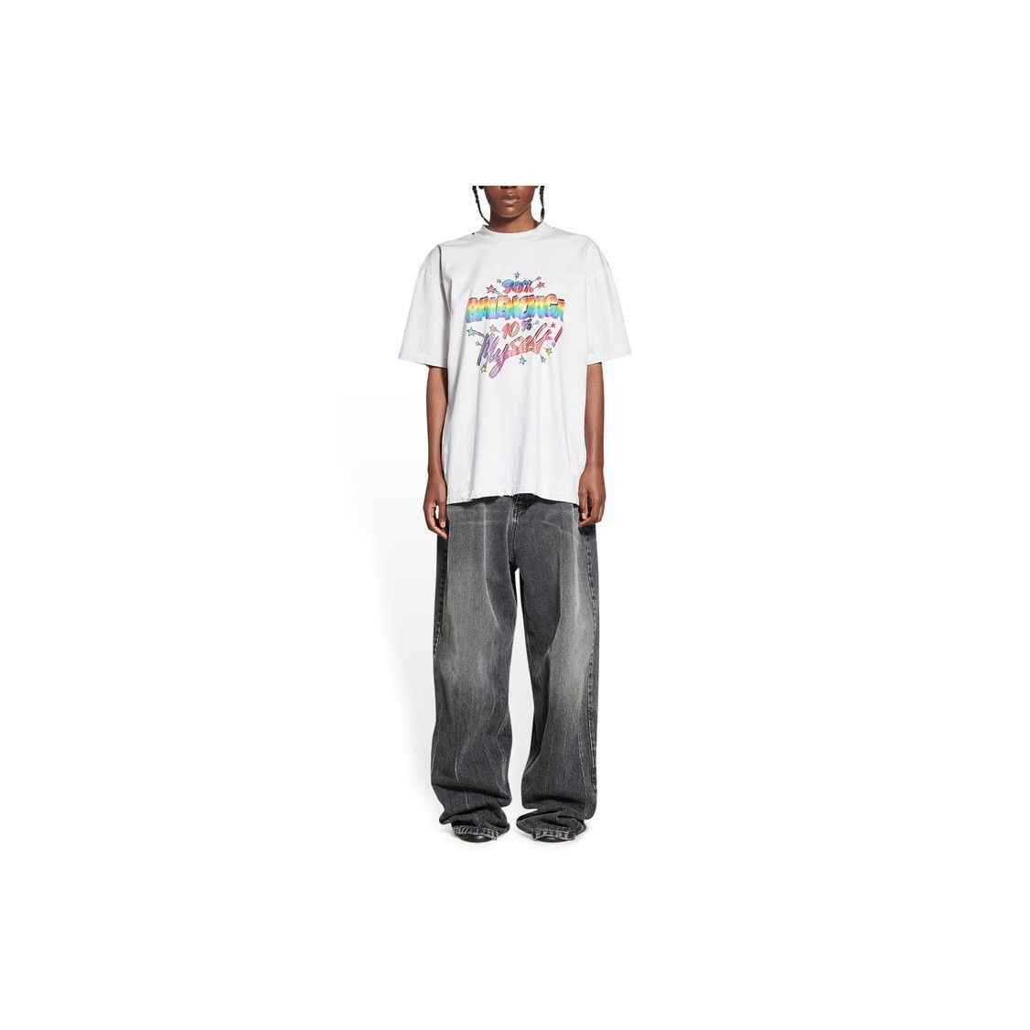 Balenciaga Balenciaga 90% Balenciaga 10% Myself T-Shirt Size XS Size US XS / EU 42 / 0 - 8 Thumbnail