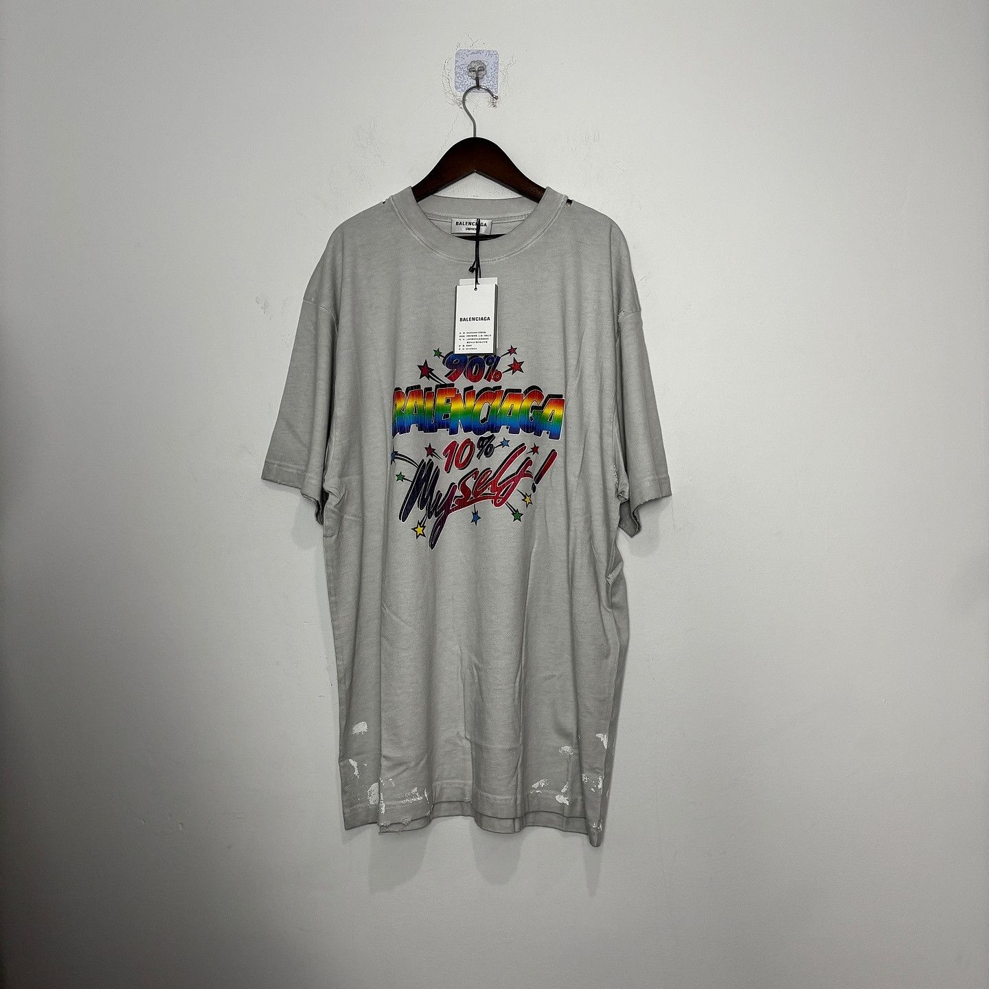Balenciaga Balenciaga 90% Balenciaga 10% Myself T-Shirt Size XS Size US XS / EU 42 / 0 - 6 Thumbnail