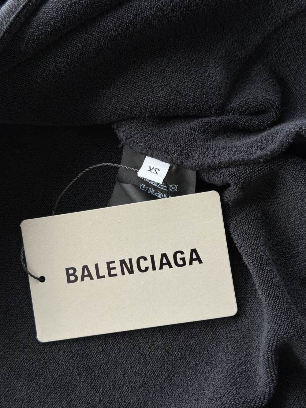 Balenciaga Balenciaga Logo Zip Up Hoodie Size XS Size US XS / EU 42 / 0 - 5 Thumbnail