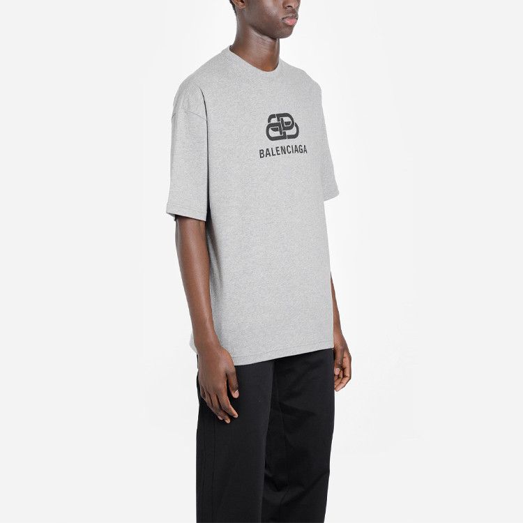 Balenciaga Balenciaga BB Logo Gray T-Shirt Size S Size US S / EU 44-46 / 1 - 8 Thumbnail