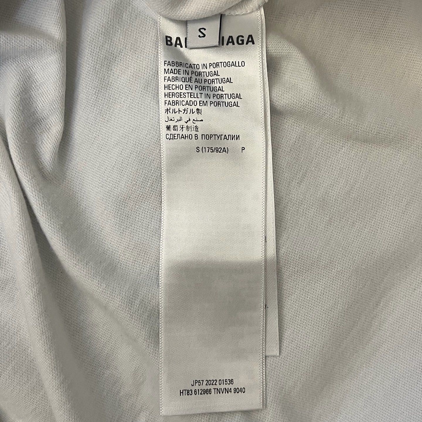 Balenciaga Balenciaga Paint Splatter Logo T-Shirt Size S Size US S / EU 44-46 / 1 - 4 Thumbnail