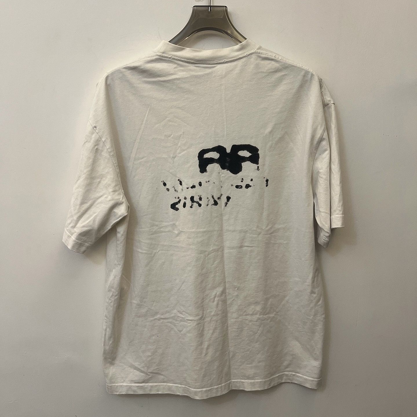Balenciaga Balenciaga Paint Splatter Logo T-Shirt Size S Size US S / EU 44-46 / 1 - 2 Thumbnail