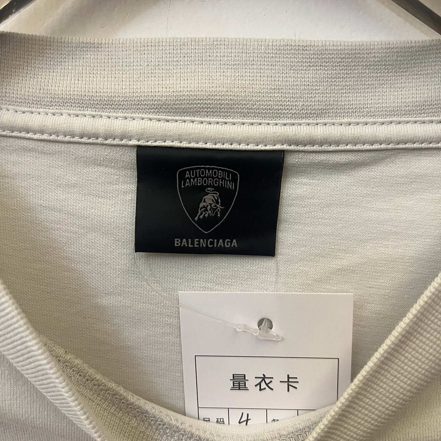 Balenciaga Balenciaga x Lamborghini Graphic Long Sleeve T-Shirt Size 4 Size US XL / EU 56 / 4 - 3 Thumbnail