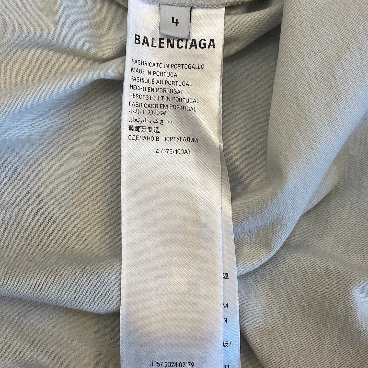 Balenciaga Balenciaga x Lamborghini Graphic Long Sleeve T-Shirt Size 4 Size US XL / EU 56 / 4 - 4 Thumbnail