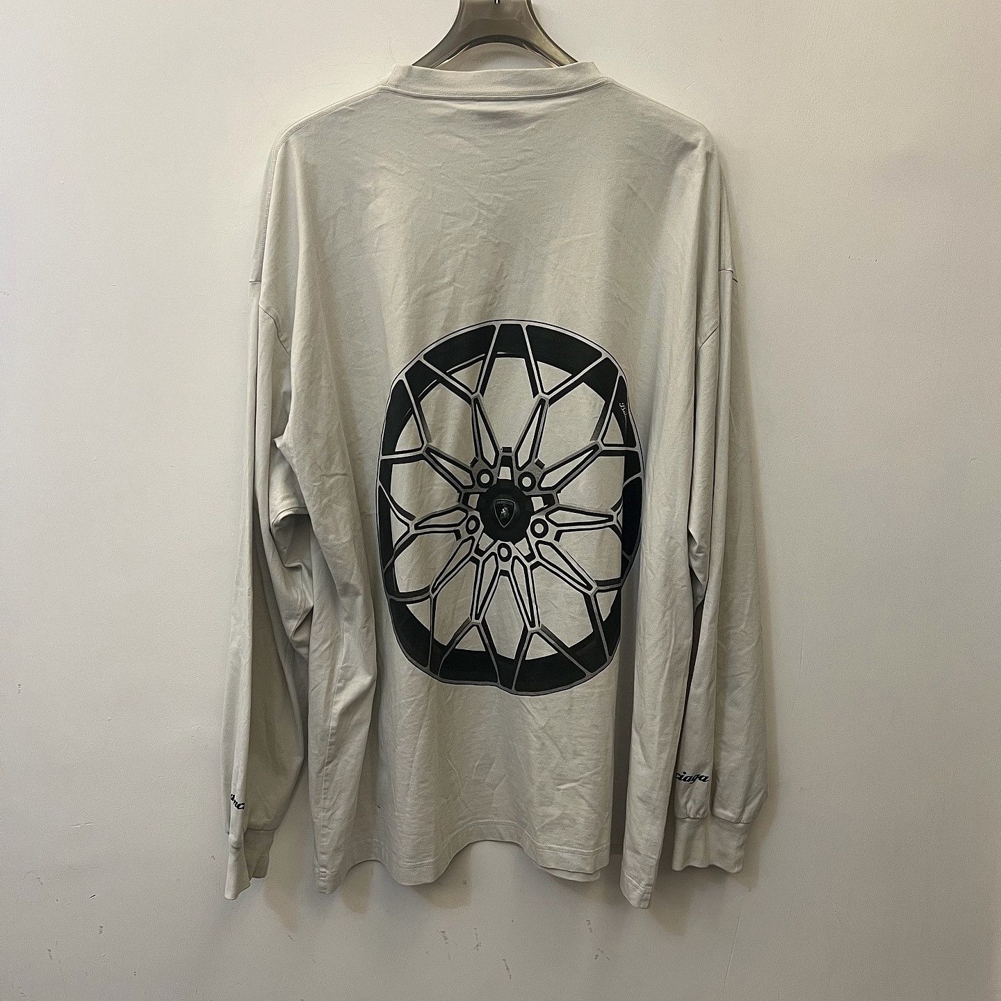 Balenciaga Balenciaga x Lamborghini Graphic Long Sleeve T-Shirt Size 4 Size US XL / EU 56 / 4 - 2 Thumbnail