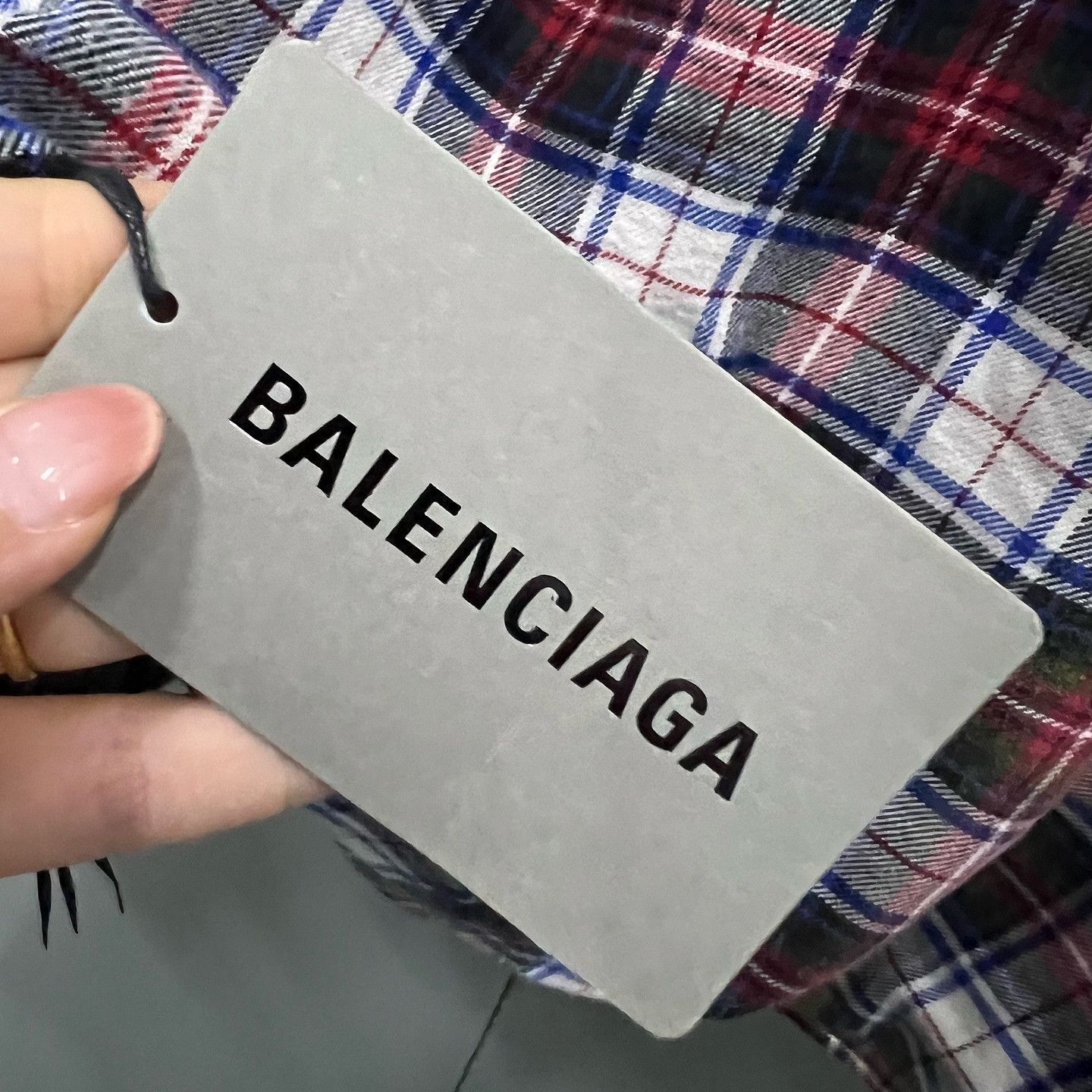 Balenciaga Balenciaga Plaid Hooded Shirt Size XXS Size US XXS / EU 40 - 5 Thumbnail