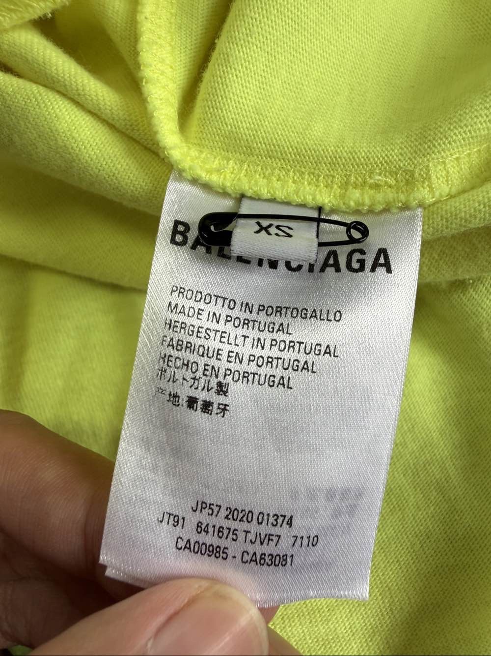 Balenciaga Balenciaga Wave Logo T-Shirt Size XS Size US XS / EU 42 / 0 - 4 Thumbnail