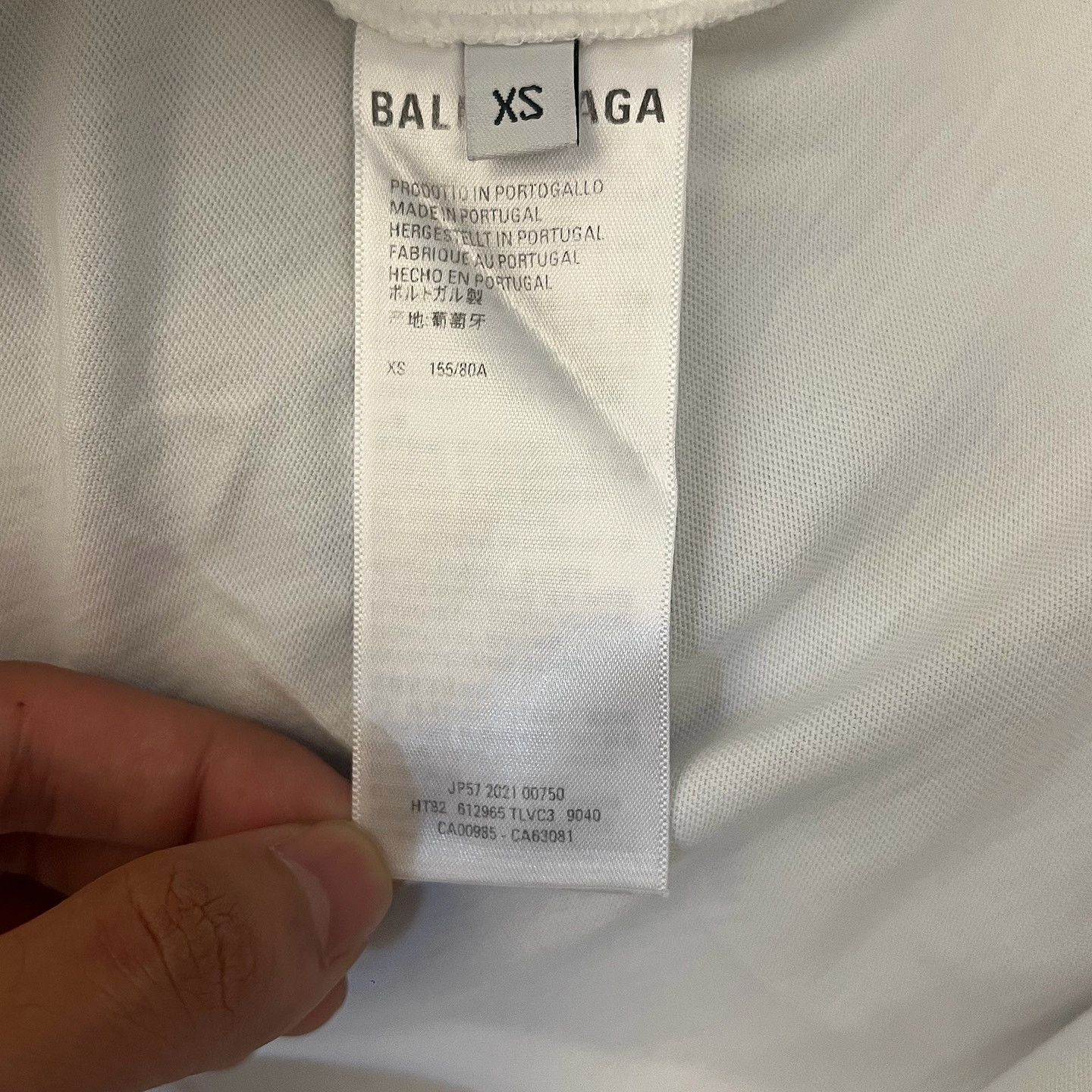 Balenciaga Balenciaga Heart Logo T-Shirt Size XS Size US XS / EU 42 / 0 - 4 Thumbnail