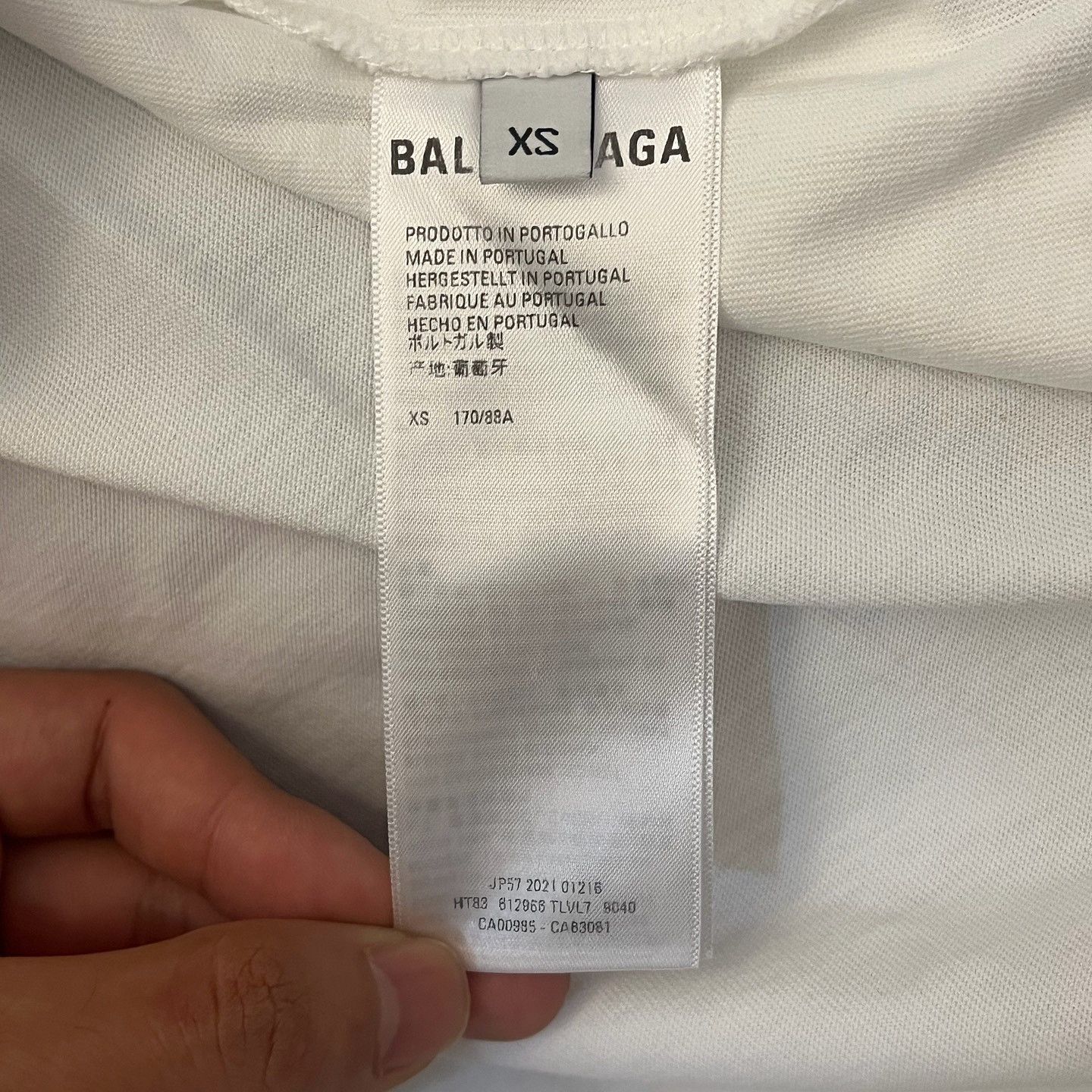 Balenciaga Balenciaga Paris Logo T-Shirt Size XS Size US XS / EU 42 / 0 - 4 Thumbnail