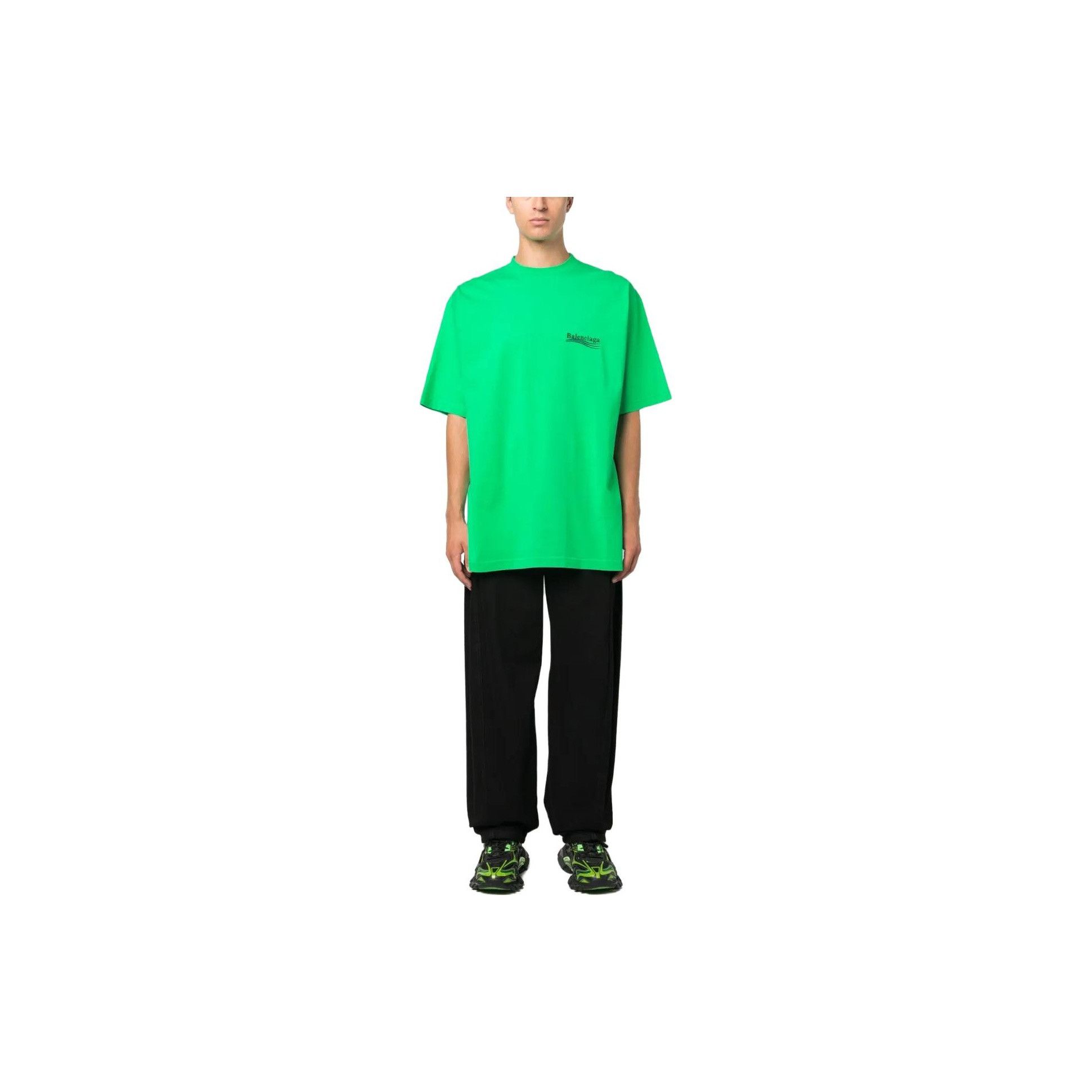 Balenciaga Balenciaga Wave Logo T-Shirt Size XS Size US XS / EU 42 / 0 - 7 Thumbnail