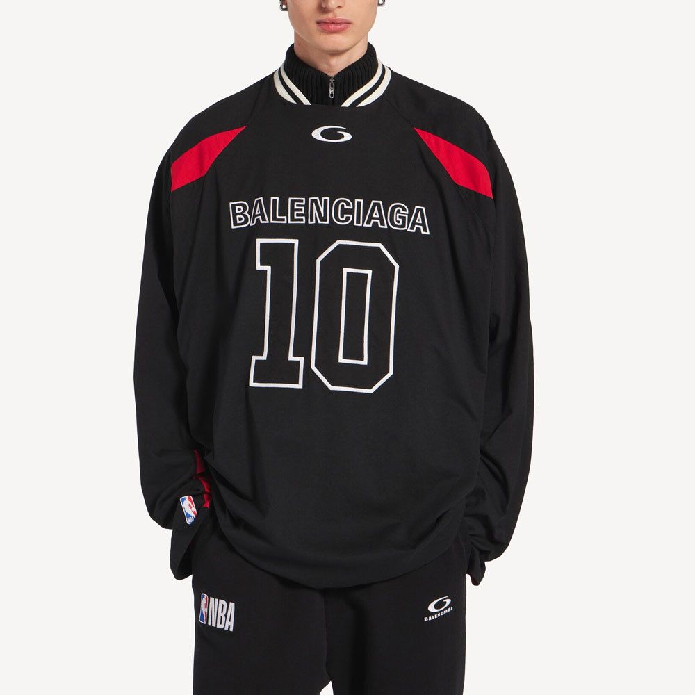 Balenciaga Balenciaga x NBA Jersey Long Sleeve Shirt Size S Size US S / EU 44-46 / 1 - 11 Thumbnail