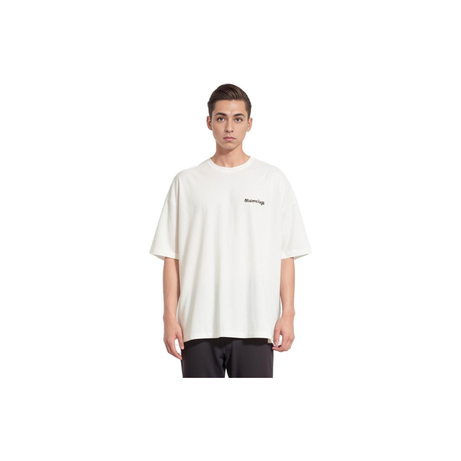 Balenciaga Balenciaga Logo Print Short Sleeve T-Shirt Size S Size US S / EU 44-46 / 1 - 8 Thumbnail