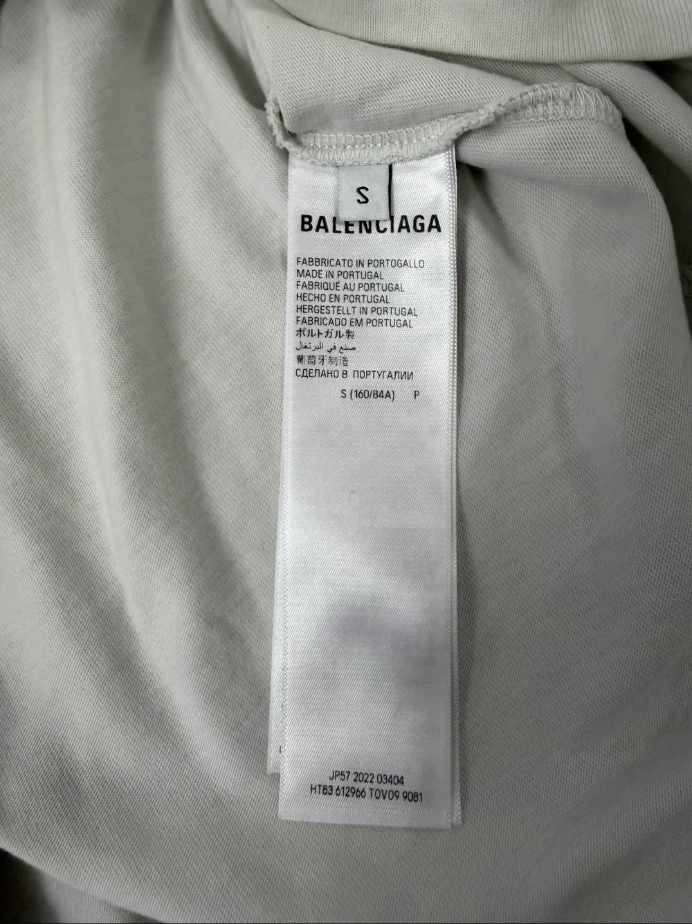 Balenciaga Balenciaga Logo Print Short Sleeve T-Shirt Size S Size US S / EU 44-46 / 1 - 4 Thumbnail