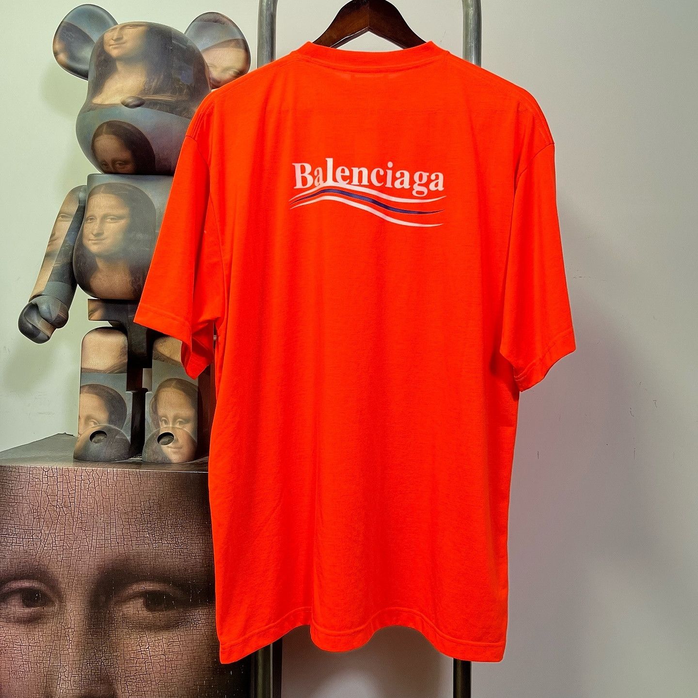 Balenciaga Balenciaga Logo Print T-Shirt Orange Size S Size US S / EU 44-46 / 1 - 2 Thumbnail