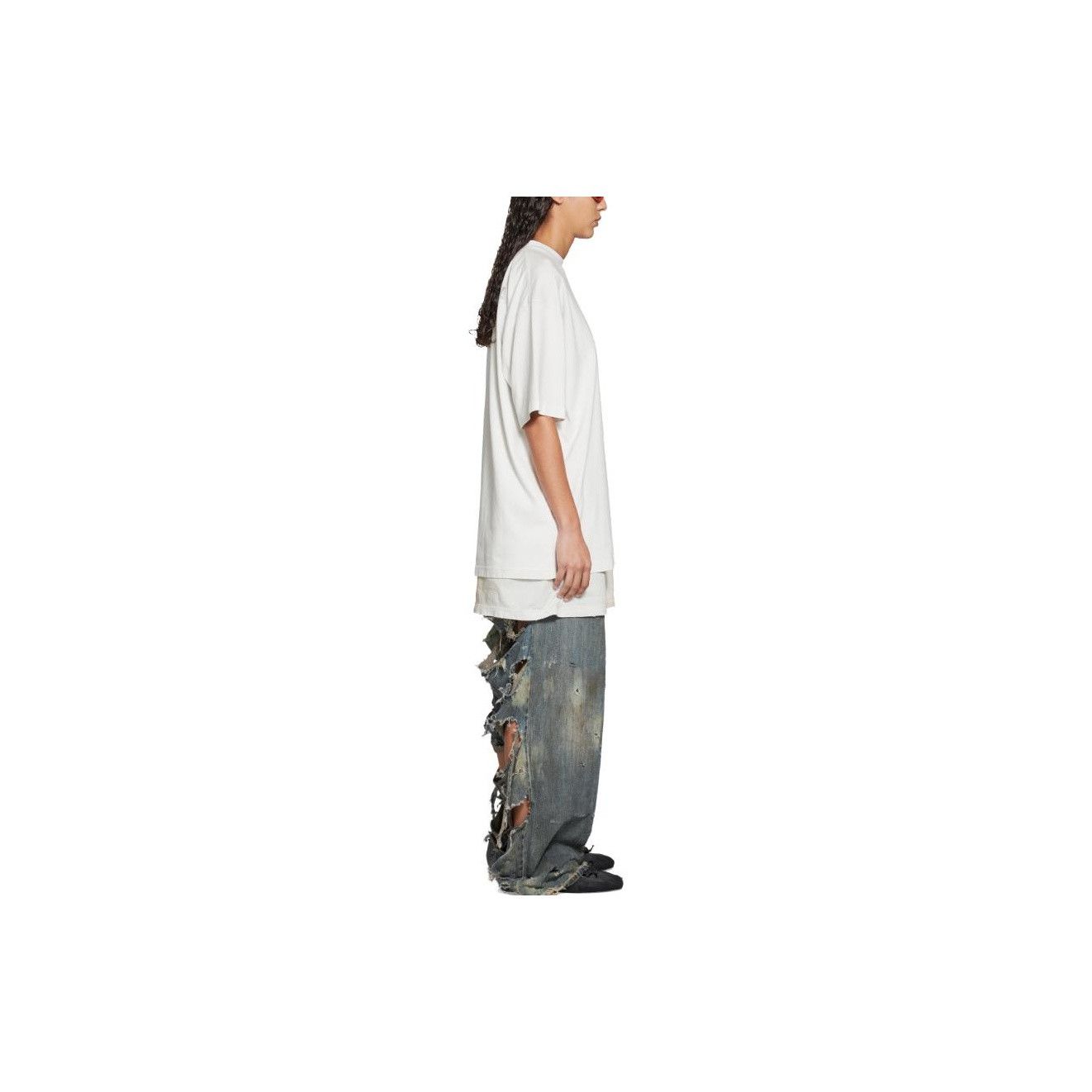 Balenciaga Balenciaga Rhinestone Logo T-Shirt Size M Size M / US 6-8 / IT 42-44 - 8 Thumbnail