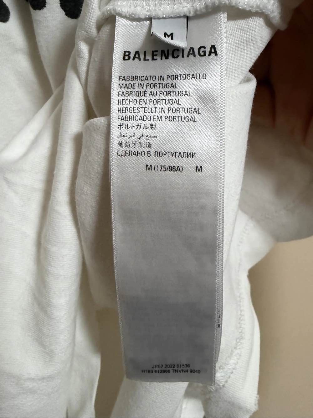 Balenciaga Balenciaga Logo Print T-Shirt Size M Size US M / EU 48-50 / 2 - 4 Thumbnail