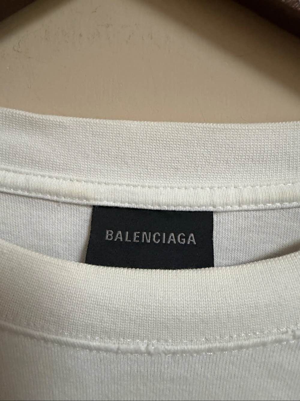 Balenciaga Balenciaga Logo Print T-Shirt Size M Size US M / EU 48-50 / 2 - 3 Thumbnail