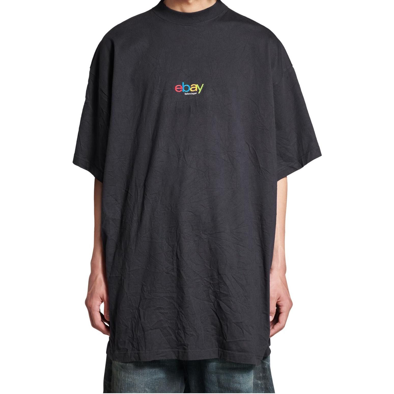 Balenciaga Balenciaga x eBay Logo T-Shirt Size L Size US L / EU 52-54 / 3 - 8 Thumbnail