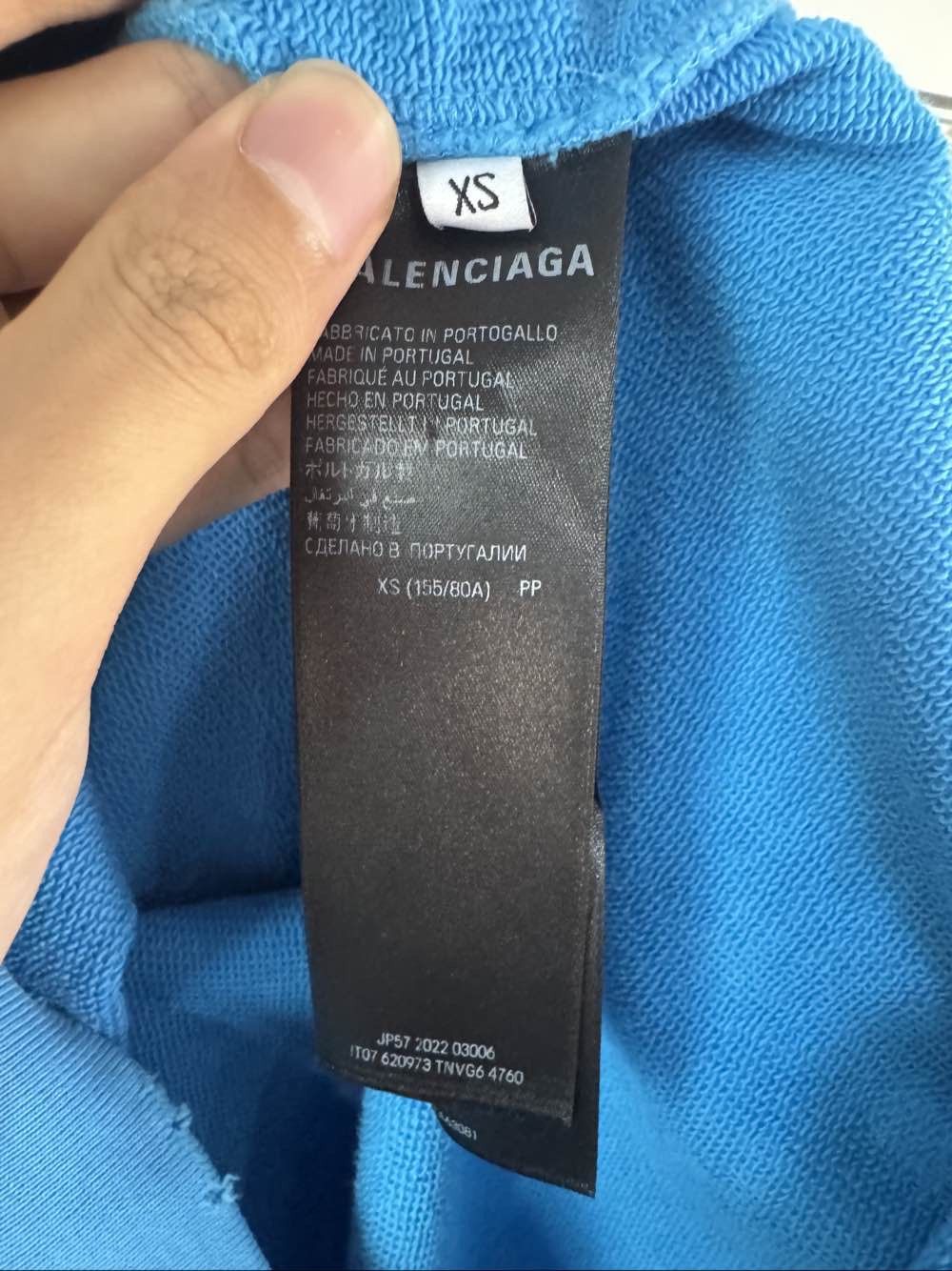 Balenciaga Balenciaga Wave Logo Hoodie Size XS Size US XS / EU 42 / 0 - 4 Thumbnail