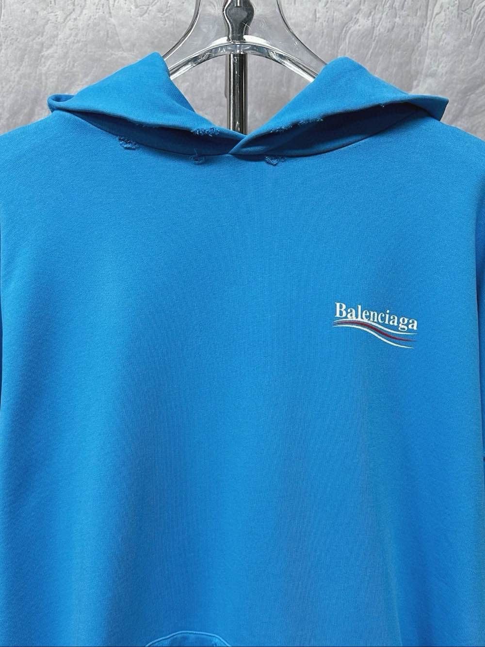 Balenciaga Balenciaga Wave Logo Hoodie Size XS Size US XS / EU 42 / 0 - 7 Thumbnail